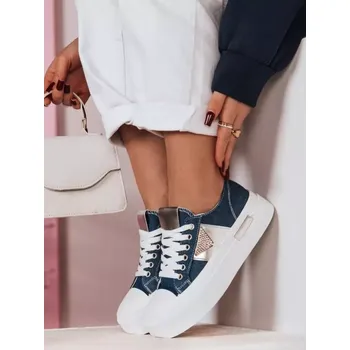 Dámské tenisky Dámské boty DSTREET ZY0678 MODRÁ 38