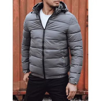 Pánská casual bunda Pánská bunda DSTREET tx4844 TMAVĚ ŠEDÁ M/48