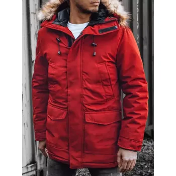 Pánská casual bunda Pánská bunda DSTREET tx2995 ČERVENÁ XXL