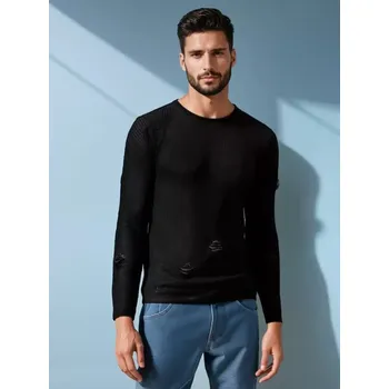 Pánský svetr Pánský svetr DSTREET wx2312 ČERNÁ M