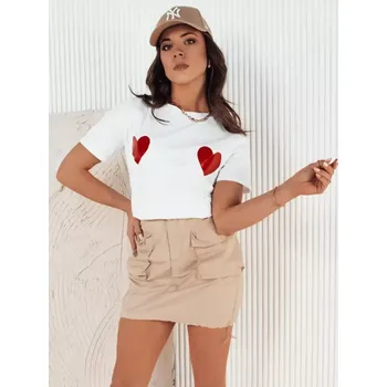 Dámské tričko Dámské triko DSTREET PALIS RY2432 BÍLÁ unisize