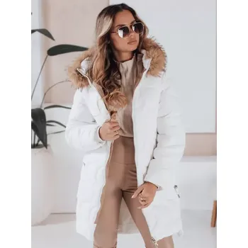 Dámský kabát Dámský kabát DSTREET TY4938 BÍLÁ XL