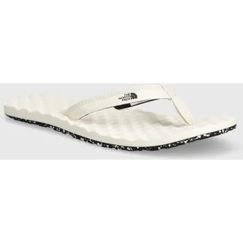 Dámské žabky Žabky The North Face BASE CAMP MINI II dámské, bílá barva, na plochém podpatku, NF0A47ABQ4C1 00X, EUR 37