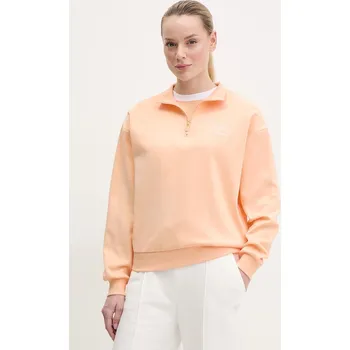 Dámská mikina Mikina Guess NIGELLA dámská, oranžová barva, melanžová, V5GQ06 KCS01 V5GQ06.KCS01 24X, vel. XS