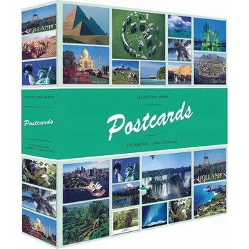 Blok Klaser Leuchtturm pro 600 fotografií 162 x 114 mm zelený