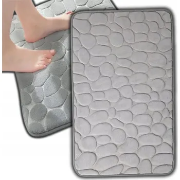 Koupelnová předložka Rychleschnoucí koupelnová předložka / kobereček do koupelny a kuchyně, šedá 40 x 60 cm