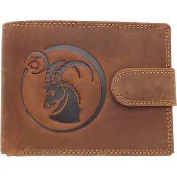 Peněženka Peněženka Ewena, přírodní kůže, hnědá - muž