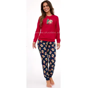 Dámské noční prádlo CORNETTE Vánoční pyžamo 671/422-Teddy Barva: 422, Velikost: M