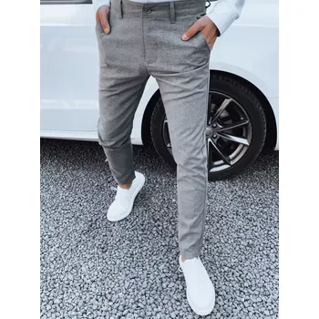 Pánské kalhoty Pánské kalhoty DSTREET UX4394 TMAVĚ ŠEDÁ 32