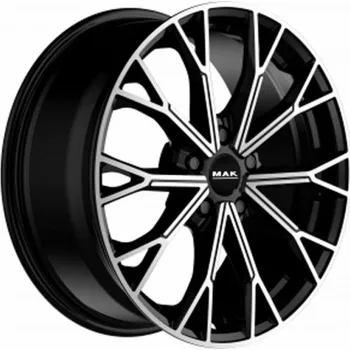Alu kolo MAK Alu kola Mak Asphalt 8X19 5X114.3 ET40 Black Mirror 76