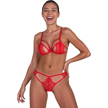 Dámský erotický kostým Passion ANUVERA set - červený M