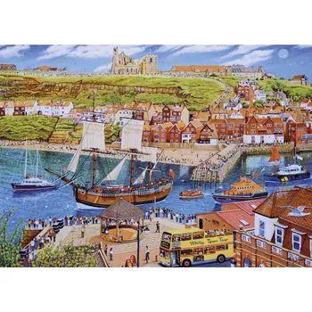 Puzzle GIBSONS puzzle Endeavour, Whitby 1000 dílků