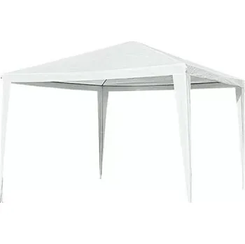 Zahradní stan Párty stan Sumba, ocelový rám s práškovým nástřikem, bílá, 300 x 300 cm - A SUNFUN