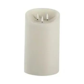 Dekorativní svítidlo LED venkovní svíčka Elephant, 15 x 25 cm, krémová, pravý vosk - A BAUHAUS