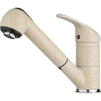 Vodovodní baterie Dřezová baterie Festivo, béžová, matná - A PYRAMIS