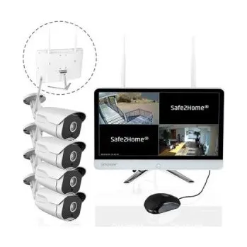 Bezpečnostní kamera SAFE2HOME Sada kamer pro sledování Safe2Home, 1280 x 1024 pixelů, 2,4 GHz