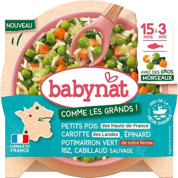 BABYNAT Rizoto se zeleninou a divokou treskou 200&nbsp;g