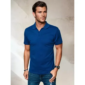 Pánské tričko Pánské polo triko DSTREET PX0551 MODRÁ XL