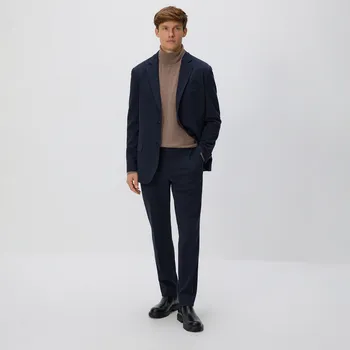 Pánské kalhoty Reserved - Oblekové kalhoty slim fit - tmavomodrá - 8520H-59X - 8520H-59X-XL