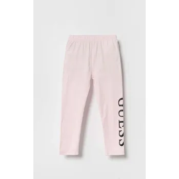 Dívčí legíny Dětské legíny Guess růžová barva, s potiskem K3YB01.K82K0.9BYX 30X, vel. 118-122