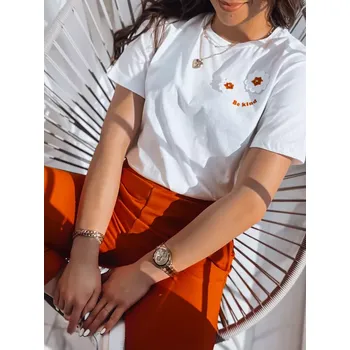 Dámské tričko Dámské tričko DSTREET BE KIND RY2163 BÍLÁ S