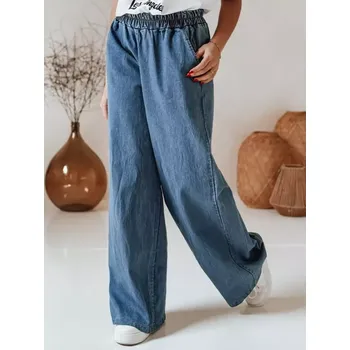 Dámské kalhoty Dámské kalhoty DSTREET DENIMJOY UY2718 TMAVĚ MODRÁ unisize