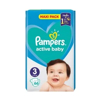 Plena Plenky Pampers Active Baby S3 midi 6-10kg 66ks