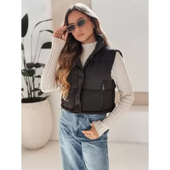 Dámská vesta Dstreet TY5197 ČERNÁ XL