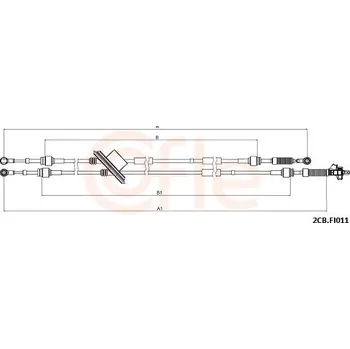 Převodovka Tažné lanko, ruční převodovka COFLE 92.2CB.FI011