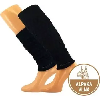 Dámské punčochy Dámské lýtkové návleky s merinem Narvik - černá