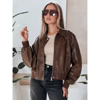 Dámská bunda Dámská bunda DSTREET TY5219 HNĚDÁ XL