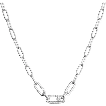 Šperk Stříbrný náhrdelník s velkými očky 12180.1