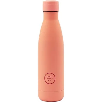 Termoska Nerezová termolahev COOL BOTTLES Pastel Coral třívrstvá 500ml