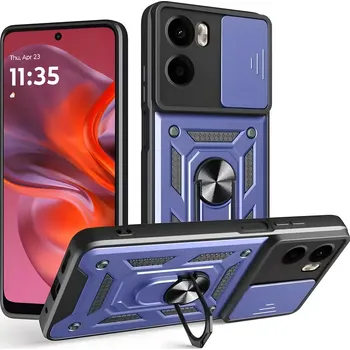 Pouzdro na mobilní telefon Kryt Motorola Moto G05 / E15, Techsuit CamShield Pro blue