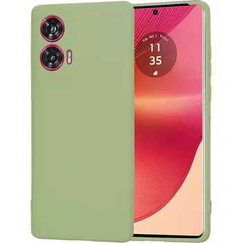 Pouzdro na mobilní telefon Kryt Motorola EDGE 50 Fusion, Techsuit SoftFlex - matcha