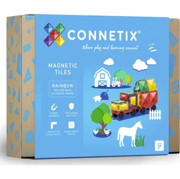 ostatní stavebnice Connetix Tiles - Rainbow Motion Pack 24 ks