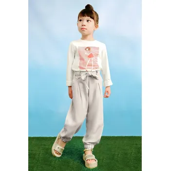 Chlapecké kalhoty Dětské kalhoty Mayoral 3556.6G.Mini.PPYA béžová 08X, vel. 116