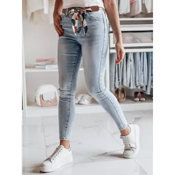 Dámské kalhoty Dámské kalhoty DSTREET MISSBELT UY2707 MODRÁ s29