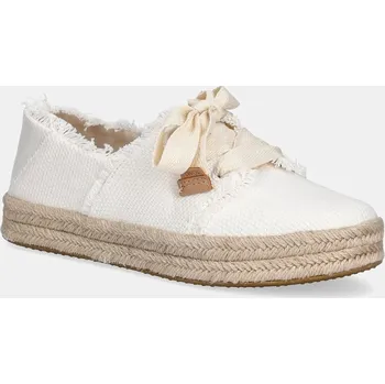 Pánské tenisky Tenisky Toms BEACHSIDE WOVEN/FRAY bílá barva, 10021879 00X, EUR 36