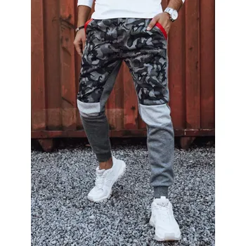 Pánské tepláky DSTREET ux4427 TMAVĚ ŠEDÁ XL