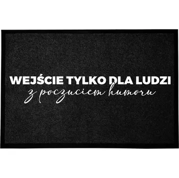 Rohožka VCHODOVÁ ROHOŽKA POHODLNÁ BÉŽOVÁ PROTISKLUZOVÁ S VTIPNÝM POTISKEM 40X60 CM