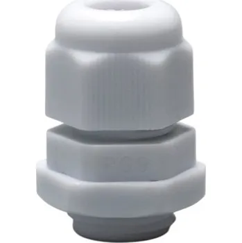 Elektronická stavebnice LaskaKit_cz Kabelová vodotěsná průchodka, šedá PG9