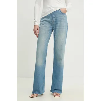 Dámské džíny Džíny Answear.LAB dámské, high waist 11346.TWK modrá 55X, vel. L