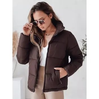 Dámská bunda DSTREET TY4943 HNĚDÁ XL