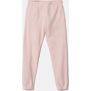 Chlapecké oblečení Dětské bavlněné tepláky Guess růžová barva, J5RQ12 KAD74 J5RQ12.KAD74.PPYA 30X, vel. 136-146