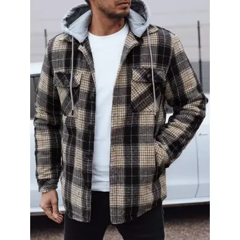 Pánská bunda Pánská bunda DSTREET tx4957 BÉŽOVÁ XXL