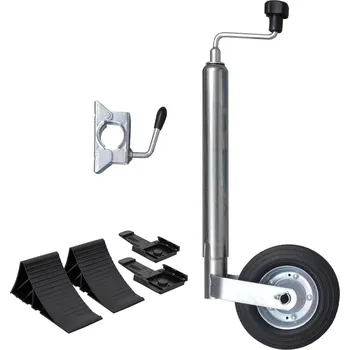 Přívěsný vozík pro psa zahrada-XL Opěrné kolo 48 mm s 1 podpěrnou trubkou a klíny 3214419