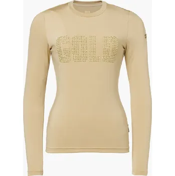 Dámská móda Goldbergh tričko Aurea Long Sleeve Tee caramello L