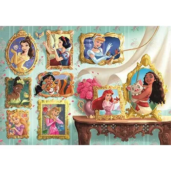 CLEMENTONI Puzzle Disney princezny: Obrazová galerie 1000 dílků