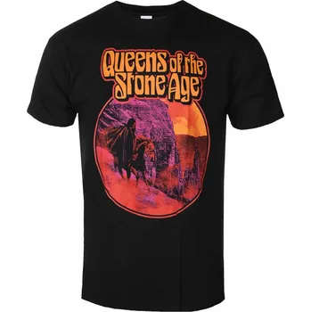 Pánské oblečení Tričko metal pánské Queens of the Stone Age - Hell Ride - ROCK OFF - QOTSATS13MB - XL